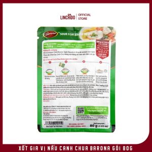 Xốt gia vị nấu canh chua Barona gói 80g - Ảnh 2