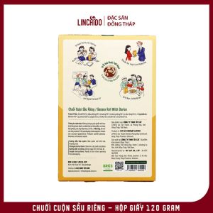 Chuối Cuộn Sầu Riêng Hộp Giấy 120g – Thơm Béo, Đặc Sản Đồng Tháp - Ảnh 9