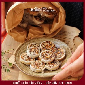 Chuối Cuộn Sầu Riêng Hộp Giấy 120g – Thơm Béo, Đặc Sản Đồng Tháp - Ảnh 5