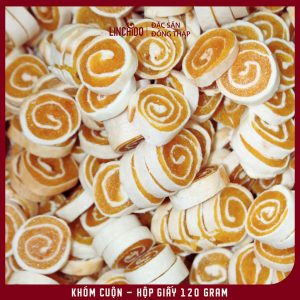 Khóm Cuộn Hộp Giấy 120g – Chua Ngọt Vị Dứa, Đặc Sản Miền Tây - Ảnh 7