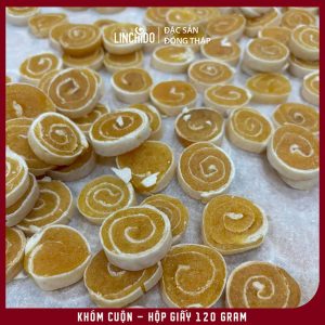 Khóm Cuộn Hộp Giấy 120g – Chua Ngọt Vị Dứa, Đặc Sản Miền Tây - Ảnh 4