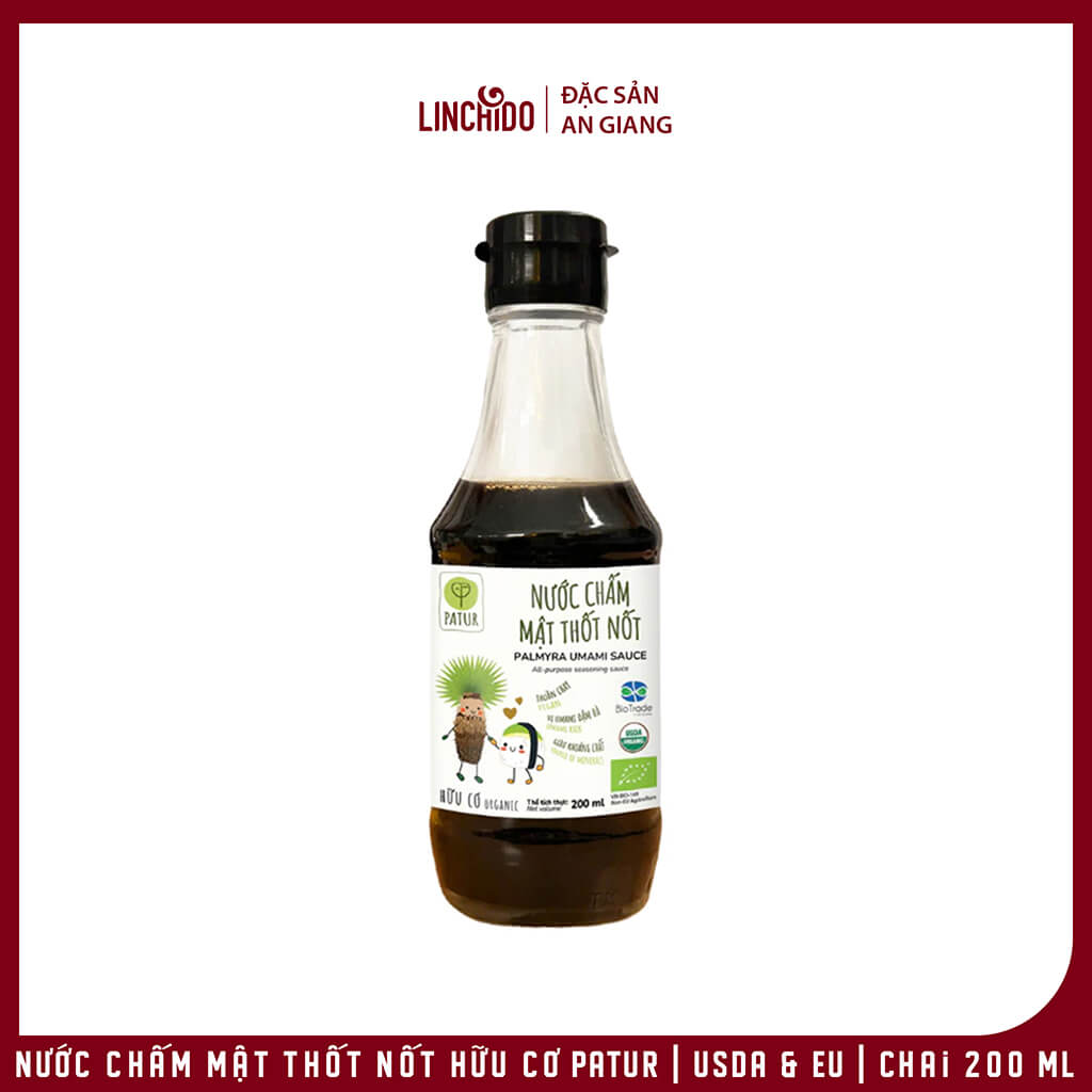 Nước Chấm Mật Thốt Nốt Hữu Cơ PATUR 200ml – PALMANIA