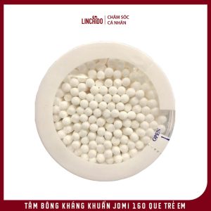 Tăm Bông Kháng Khuẩn Jomi Hộp 160 Que – Cotton Mềm, Hai Đầu Tiện Dụng - Ảnh 2