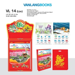 Lịch 2027 Vẻ Đẹp Cuộc Sống Có Hộp Lộc VL14 – 52 Tuần Văn Lang