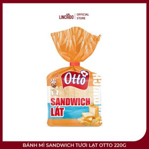 Bánh Mì Sandwich Tươi Lạt Otto 220g – Mềm, Tiện Làm Bữa Sáng