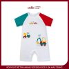 Bodysuit Bé Trai Animo VD1125024 Size 0–3M Màu Trắng – Cotton 100%