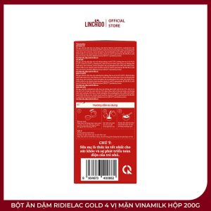 Bột Ăn Dặm Ridielac Gold 4 Vị Mặn Vinamilk Hộp 200g - Ảnh 2