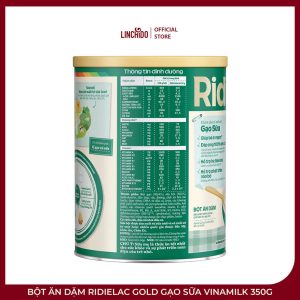 Bột Ăn Dặm Ridielac Gold Gạo Sữa Vinamilk 350g - Ảnh 4