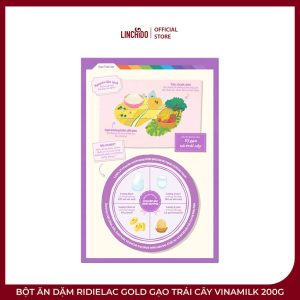 Bột Ăn Dặm Ridielac Gold Gạo Trái Cây Vinamilk 200g - Ảnh 3