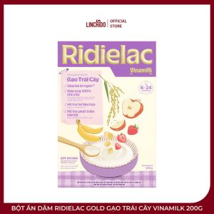 Bột Ăn Dặm Ridielac Gold Gạo Trái Cây Vinamilk 200g