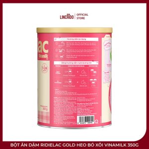 Bột Ăn Dặm Ridielac Gold Heo Bó Xôi Vinamilk 350g - Ảnh 2