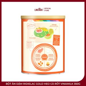 Bột Ăn Dặm Ridielac Gold Heo Cà Rốt Vinamilk 350g - Ảnh 3