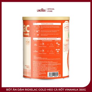 Bột Ăn Dặm Ridielac Gold Heo Cà Rốt Vinamilk 350g - Ảnh 2