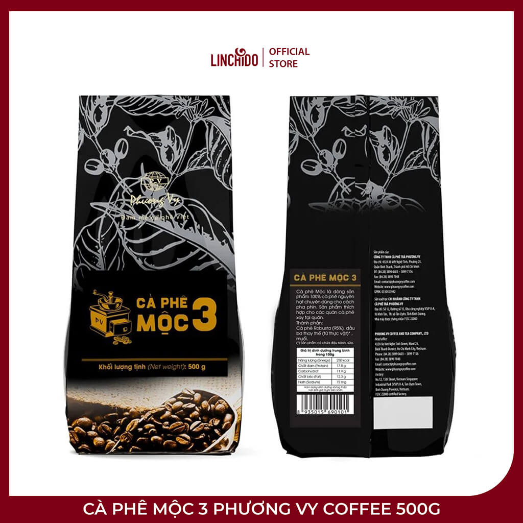 Cà Phê Mộc 3 Phương Vy Coffee 500g – Vị Đậm, Pha Phin - Ảnh 2