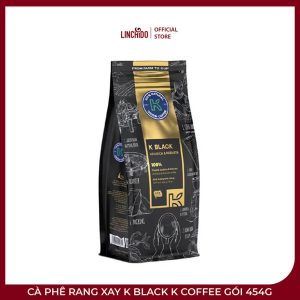 Cà Phê Rang Xay K Black K Coffee Gói 454g – Robusta Đậm Vị, Arabica Thanh Hậu
