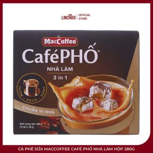 Cà Phê Sữa MacCoffee Café Phố Nhà Làm Hộp 280g – 10 Gói x 28g - Ảnh 3