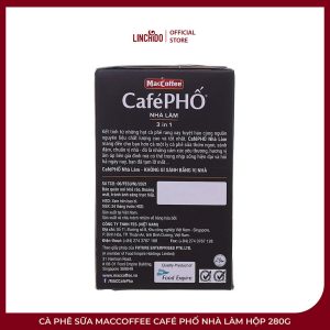 Cà Phê Sữa MacCoffee Café Phố Nhà Làm Hộp 280g – 10 Gói x 28g - Ảnh 4