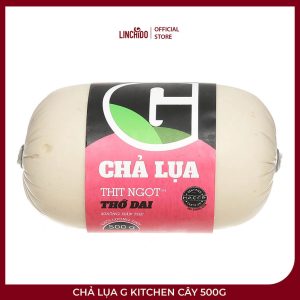 Chả Lụa G Kitchen Cây 500g – Dai Mềm, Tiện Lợi Cho Bữa Ăn