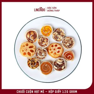 Chuối Cuộn Hạt Mè Tư Bông Hộp Giấy 120g – Đặc Sản Đồng Tháp - Ảnh 7