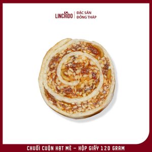 Chuối Cuộn Hạt Mè Tư Bông Hộp Giấy 120g – Đặc Sản Đồng Tháp - Ảnh 6