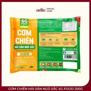 Cơm Chiên Hải Sản Ngũ Sắc SG Food 200g – Đậm Vị Hải Sản, Tiện Lợi - Ảnh 2