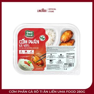 Cơm Phần Gà Rô Ti Ăn Liền UMA Food 280g – Bữa Cơm Tiện Lợi, Đậm Vị