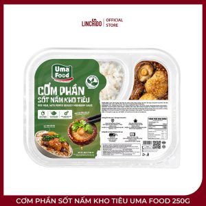 Cơm Phần Sốt Nấm Kho Tiêu UMA Food 250g – Thơm Vị Tiêu, Tiện Lợi Cho Bữa Ăn