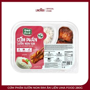 Cơm Phần Sườn Non Rim Ăn Liền UMA Food 280g – Đậm Đà, Tiện Dùng Cho Bữa Ăn
