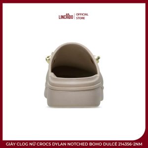 Giày Clog Nữ Crocs Dylan Notched Boho Dulcé 214356-2NM – Thanh Lịch, Cá Tính - Ảnh 5