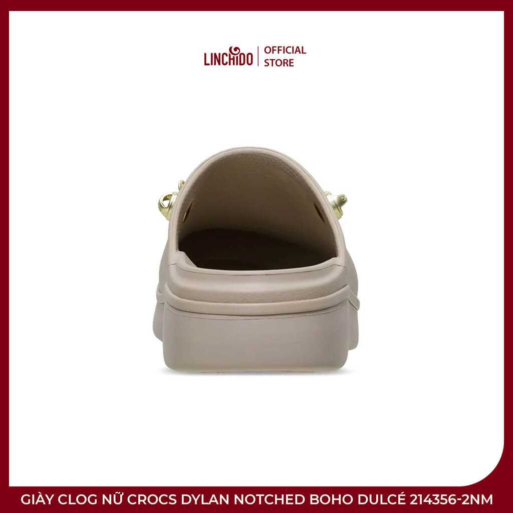 Giày Clog Nữ Crocs Dylan Notched Boho Dulcé 214356-2NM – Thanh Lịch, Cá Tính - Ảnh 5