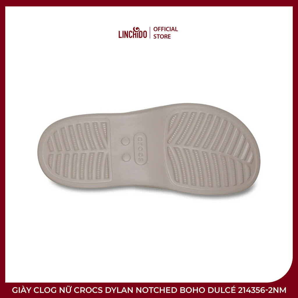 Giày Clog Nữ Crocs Dylan Notched Boho Dulcé 214356-2NM – Thanh Lịch, Cá Tính - Ảnh 4