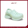 Giày Clog Nữ Crocs Super Bae Metallic Rubber Retro Ice 214098-5DW
