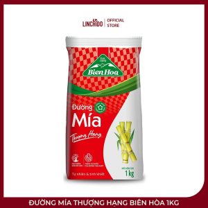 Đường Mía Thượng Hạng Biên Hòa 1kg – Đường Trắng Ngọt Dịu, Tiện Dùng Cho Gia Đình