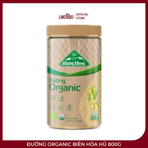 Đường Organic Biên Hòa Hũ 800g – Đường Mía Hữu Cơ, Thơm Vị Mật Mía