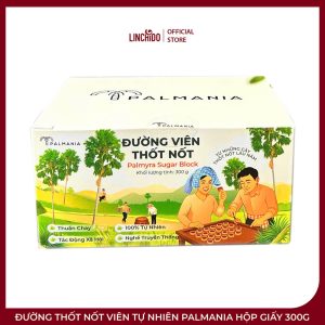 Đường Thốt Nốt Viên Tự Nhiên Palmania Hộp Giấy 300g – Đặc Sản Bảy Núi An Giang