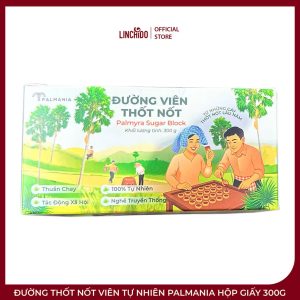 Đường Thốt Nốt Viên Tự Nhiên Palmania Hộp Giấy 300g – Đặc Sản Bảy Núi An Giang - Ảnh 3