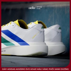 Giày adidas Adizero EVO KI1451 Màu Vàng Phối Xanh Dương – Siêu Nhẹ, Năng Động - Ảnh 5