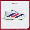 Giày adidas Adizero EVO KK3719 Trắng Phối Xanh Đậm, Đỏ Ruby – Êm Nhẹ, Năng Động