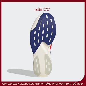 Giày adidas Adizero EVO KK3719 Trắng Phối Xanh Đậm, Đỏ Ruby – Êm Nhẹ, Năng Động - Ảnh 8