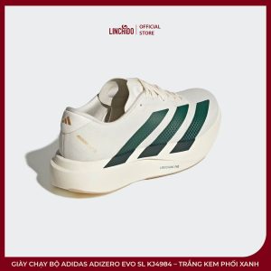 Giày Chạy Bộ adidas Adizero EVO SL KJ4984 – Trắng Kem Phối Xanh, Êm Nhẹ Và Năng Động - Ảnh 5