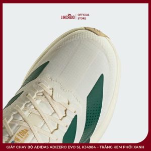Giày Chạy Bộ adidas Adizero EVO SL KJ4984 – Trắng Kem Phối Xanh, Êm Nhẹ Và Năng Động - Ảnh 2