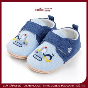 Giày Tập Đi Bé Trai Animo A2511-MN004 Size 13 Màu Xanh – Đế TPR