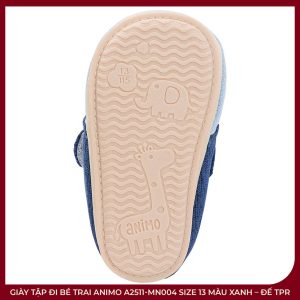 Giày Tập Đi Bé Trai Animo A2511-MN004 Size 13 Màu Xanh – Đế TPR - Ảnh 3
