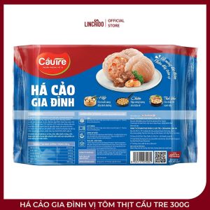 Há Cảo Gia Đình Vị Tôm Thịt Cầu Tre 300g – Nhân Tôm Thịt Rau Củ, Tiện Hấp Chiên - Ảnh 3