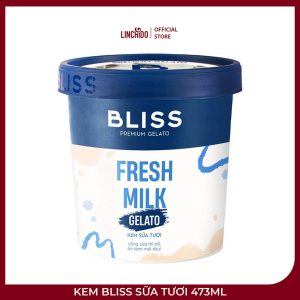 Kem Bliss Sữa Tươi 473ml – Fresh Milk Gelato Béo Mịn