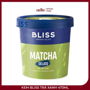 Kem Bliss Trà Xanh 473ml – Matcha Gelato Thơm Vị Trà