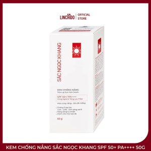 Kem Chống Nắng Sắc Ngọc Khang SPF 50+ PA++++ 50g – Nâng Tông Nhẹ, Dưỡng Ẩm - Ảnh 4