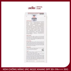 Kem Chống Nắng Sắc Ngọc Khang SPF 50+ PA++++ 50g – Nâng Tông Nhẹ, Dưỡng Ẩm - Ảnh 3