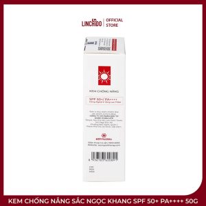 Kem Chống Nắng Sắc Ngọc Khang SPF 50+ PA++++ 50g – Nâng Tông Nhẹ, Dưỡng Ẩm - Ảnh 2