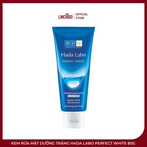 Kem Rửa Mặt Dưỡng Trắng Hada Labo Perfect White 80g